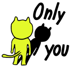 My name is cat sticker #6750253