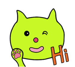 My name is cat sticker #6750257