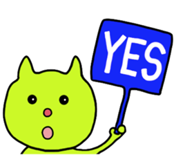 My name is cat sticker #6750259