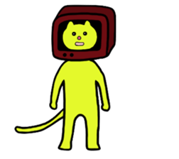 My name is cat sticker #6750278