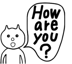 My name is cat sticker #6750285