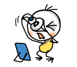 Scribble boy sticker #6750332