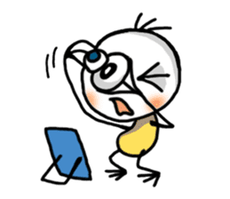 Scribble boy sticker #6750332