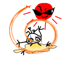 Scribble boy sticker #6750341