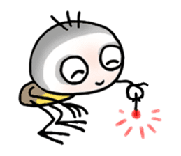 Scribble boy sticker #6750350