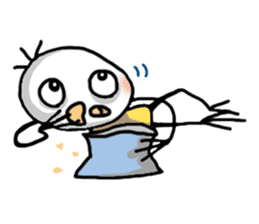 Scribble boy sticker #6750352