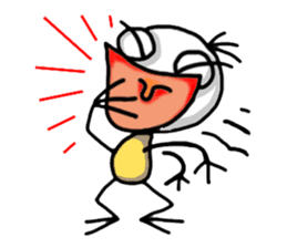 Scribble boy sticker #6750353