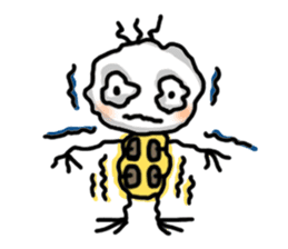 Scribble boy sticker #6750357