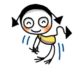 Scribble boy sticker #6750359