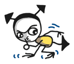 Scribble boy sticker #6750363