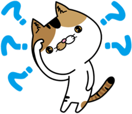 Calico cat Mikan-chan sticker #6750388