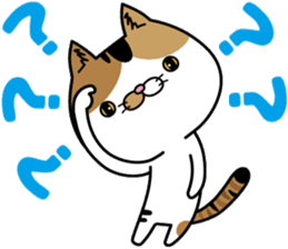 Calico cat Mikan-chan sticker #6750388
