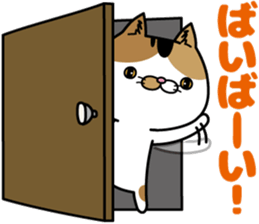 Calico cat Mikan-chan sticker #6750407
