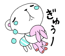 Summer and daily life of the bear sticker #6750666