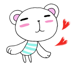 Summer and daily life of the bear sticker #6750671