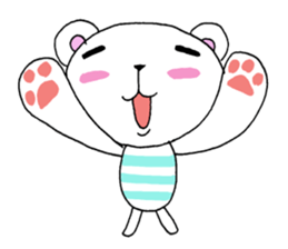 Summer and daily life of the bear sticker #6750687