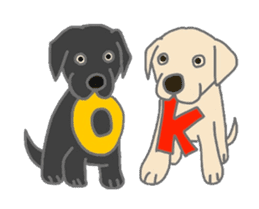 Labrador Retrievers' cute expressions sticker #6750809