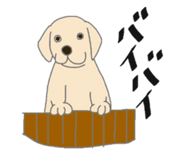 Labrador Retrievers' cute expressions sticker #6750847