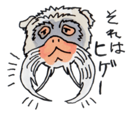 Sticker of the Tamarin sticker #6750895