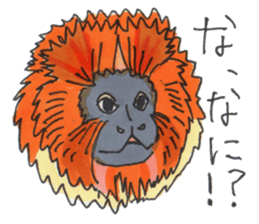 Sticker of the Tamarin sticker #6750905
