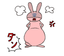 Rabbit and the companies sticker #6751533