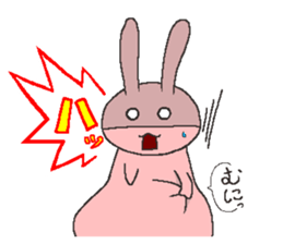 Rabbit and the companies sticker #6751538