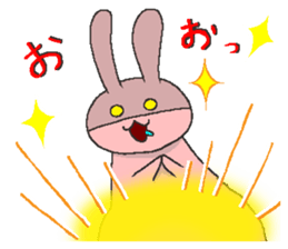 Rabbit and the companies sticker #6751544