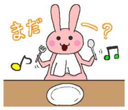 Rabbit and the companies sticker #6751546