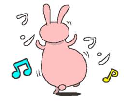 Rabbit and the companies sticker #6751551