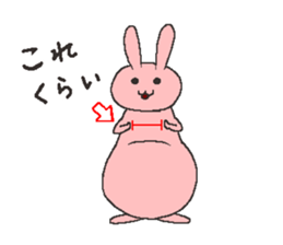 Rabbit and the companies sticker #6751556