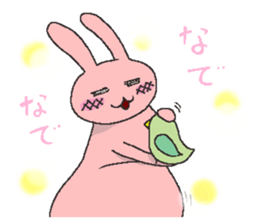 Rabbit and the companies sticker #6751560