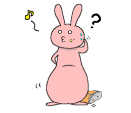 Rabbit and the companies sticker #6751563