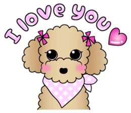 The Toy Poodle stickers 2 sticker #6751849