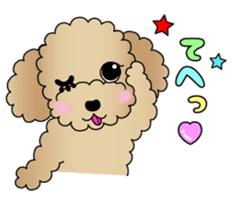 The Toy Poodle stickers 2 sticker #6751858