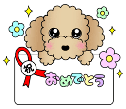 The Toy Poodle stickers 2 sticker #6751867