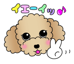 The Toy Poodle stickers 2 sticker #6751871