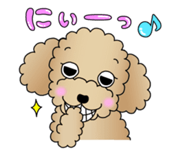 The Toy Poodle stickers 2 sticker #6751885