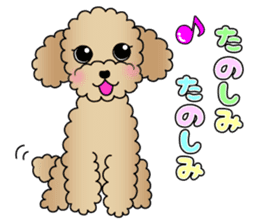 The Toy Poodle stickers 2 sticker #6751886