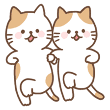 whimsical kitten sticker #6752215