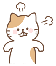 whimsical kitten sticker #6752228
