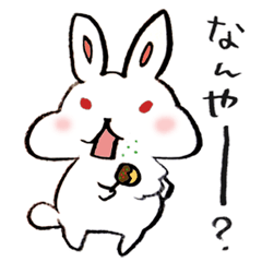 The rabbit speaking Kansai dialect!