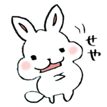 The rabbit speaking Kansai dialect! sticker #6753090