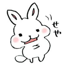 The rabbit speaking Kansai dialect! sticker #6753090