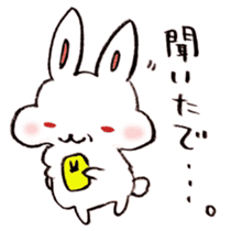 The rabbit speaking Kansai dialect! sticker #6753098