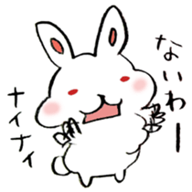 The rabbit speaking Kansai dialect! sticker #6753099