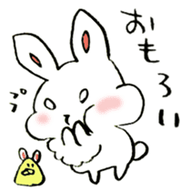 The rabbit speaking Kansai dialect! sticker #6753113