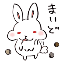 The rabbit speaking Kansai dialect! sticker #6753120