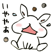 The rabbit speaking Kansai dialect! sticker #6753122