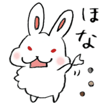 The rabbit speaking Kansai dialect! sticker #6753126