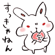 The rabbit speaking Kansai dialect! sticker #6753127